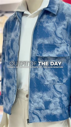 El outfit perfecto para verte fresco y con estilo. Casaca Paolo Camisero Punto TXT Pantalón Signature Un look moderno que combina con todo. #menswear #estilomasculino #outfitideas #modahombre #bma