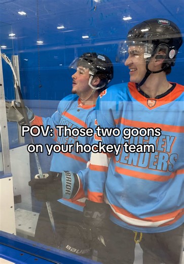 The team goons be like... 😤😂 #hockey #hockeyplayer #hockeybenders | Hockey