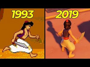 Disney's Aladdin Video Games Evolution 1993-2019