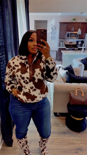 Oh girl these fleece pullovers gonna do the trick every time with a nice pair of boots😍 • • • Comment the word FLEECE for the link to shop 🔗 ‼️Get the first dibs on all my looks by following my LTK💁🏽‍♀️ #walmart #fleece | Gabriel’s Fashion Finds