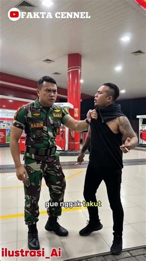 APARAT TNI‼️MENGAMANKAN PREMAN YANG SOK JAGO😱 #shorts