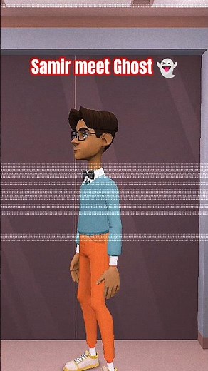 Samir meet Ghost 👻 | plotagon story #shorts