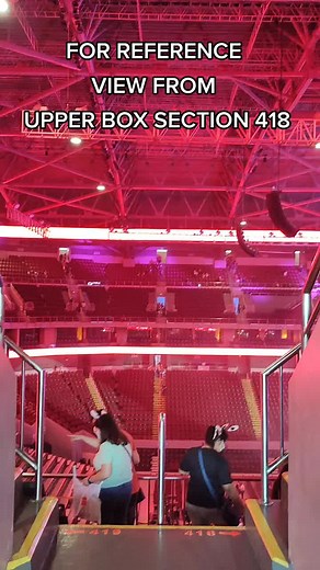 View from MOA Upper Box Sec 418. #upperbox #uppperbox418 #moa #arena | views