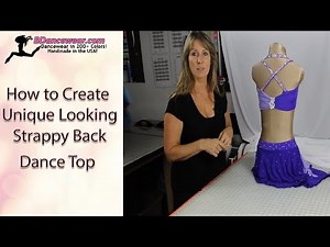 How to Create Unique Looking Strappy Back Dance Top