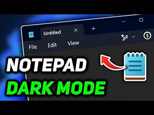 How to Enable Dark Mode in Notepad on Windows 11
