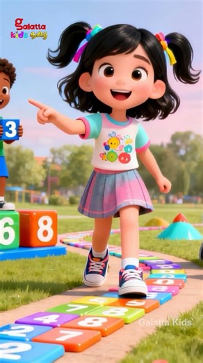 எண்கள் குழந்தை பாடல் (1 முதல் 10 வரை ) - Learn Numbers 1 to 10 | Nursery Rhymes for Kids | shorts