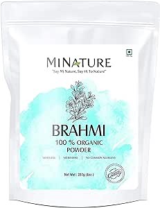 minature Organic Brahmi Powder (Bacopa Monnieri) - 227 g / 8 OZ / 1/2 lb | Promotes Hair Growth