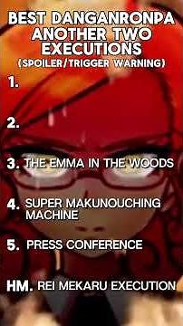 RANKING SUPER DANGANRONPA ANOTHER 2 EXECUTIONS (FANGAME BY LINUJ) #danganronpaanother #execution #dr