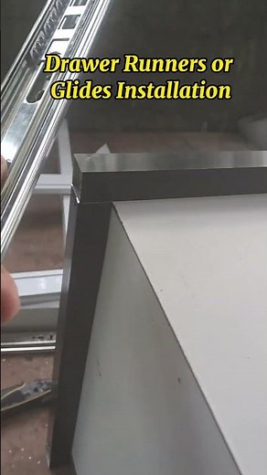 Drawer Slides Installation | Full Tutorial (Link at the description) #cabinetDrawer