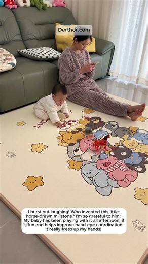 I burst out laughing! Who invented this little horse-drawn millstone? I'm so grateful to him!