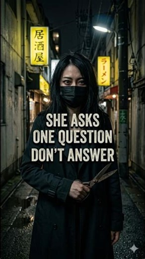 SHE ASKS ONE QUESTION #shorts #youtubeshorts #horor #japan #ghost #urbanlegends