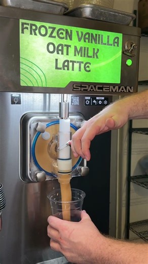 Frozen Vanilla Oatmilk Latte in Dallas!