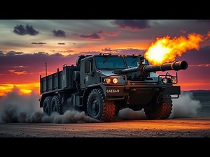 “CAESAR 155mm – Le Camion Militaire Français le Plus Puissant 2026 🇫🇷🔥”