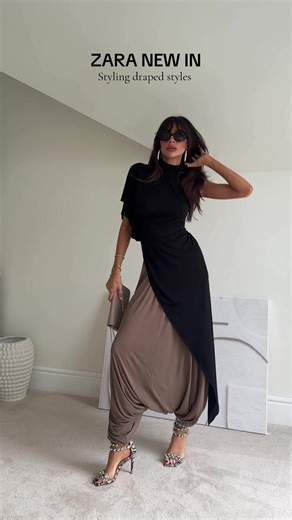 Draped Styles Trend: How to Style with Zara
