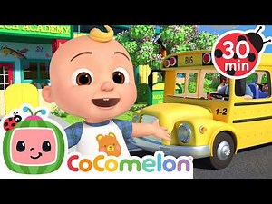 Wheels on the Bus 🚍 | CoComelon – Preschool Learning Songs | School Bus Song for Kids