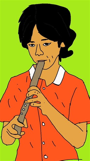 ed sheeran perfect flute cover ✨#2danimation#shortvideo