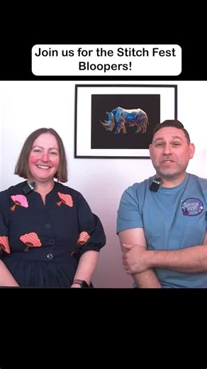 This FUN Friday join us for some behind the scenes bloopers from Stitch Fest!