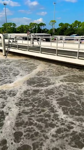 Wastewater treatment bath. #floridalife