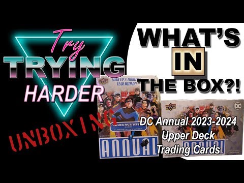 DC Cards That Pack a Punch! TTH Unboxing #113: DC Annual 2023-2024 Upper Deck Trading Cards #cards