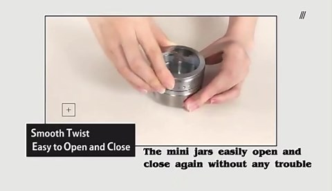 12-Pack Tin Jars Multi-Purpose Magnetic Container Organizer for DIY Craft Supplies, Tools, Paperclips, Office Supplies, and Spices for the Kitchen Refrigerator with Label Stickers