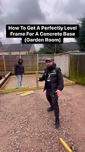 523K views · 1.2K reactions | How To Get A Perfectly Level Frame For Concrete Base #homeimprovements #How #reels #howto #diy #gardenrooms #concrete | The Home Improvements Channel Uk | Facebook