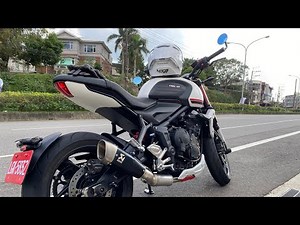 Triumph trident 660 exhaust Scorpion vs Akrapovic