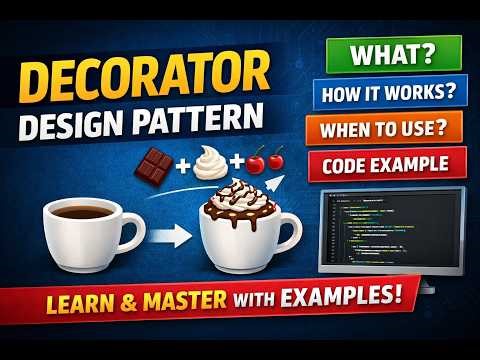 Decorator Design Pattern | Structural Design Pattern | LLD System Design in Java