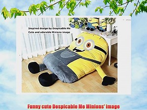Funny Despicable Me Minions Sleeping Bag Sofa Bed Twin Bed Double Bed Mattress for Kids－ship