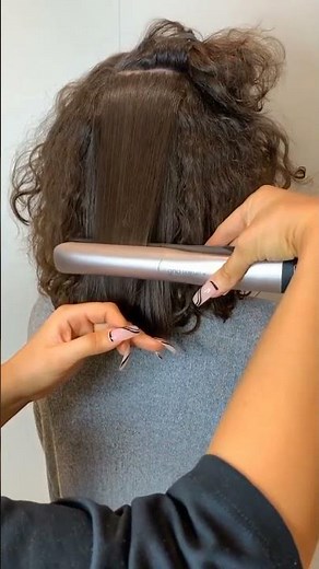 Tutorial Catok Rambut Kriting Jadi lurus