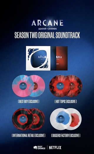 56K views · 1.8K reactions | Pick your poison. Arcane Season 2 Vinyls available for pre-order at exclusive retailers. | Arcane | Facebook