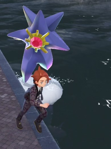 メガスターミー泳ぎかた #ポケモン #ポケモンza #メガシンカ #スターミー #メガスターミー
