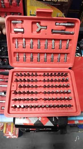 100 Pc Security Bit Set With Case | Security Bit Set 100pc Assorted Screwdriver Socket Bit Set