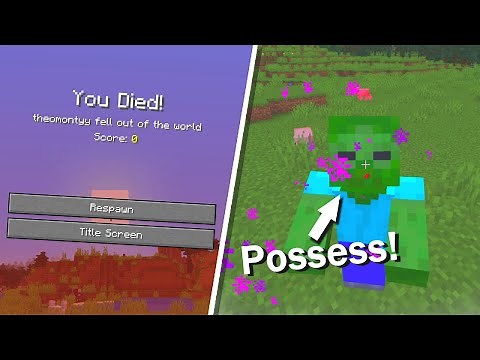 Awesome DEATH mechanics in Minecraft (Finally!) | Requiem Mod