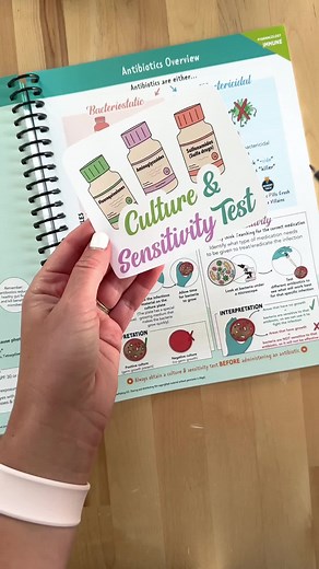 🦠Culture & Sensitivity: Explained 🦠 I never fully understood this until after nursing school, so I hope this breaks it down for you!! ⭐Always obtain cultures BEFORE administering an antibiotic⭐ Beginning antibiotic therapy prior can skew results! – Culture– Identifies the type of microbes/infection ( ) Positive culture (growth present) (-) Negative culture (No growth noted) – Sensitivity – Identifies what type of medication needs to be given to treat/eradicate the infection (Think of this as “