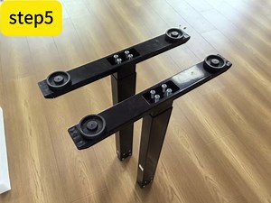 Electric Height Adjustable Stand up Desk Home Office Ergonomic Computer Workstation (Rustic Brown, 40inch)