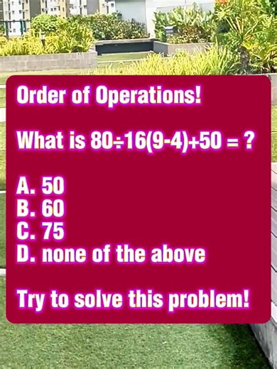 Order of Operations #mathwithprincess #math #mathematics #mathtest #mathreview #mathisfun #mathquiz #mathchallenge #orderifoperations #mathproblems #mathviral #mathisfun #mathskills #mathtutorial #mathquiz2025 | Math with Princess
