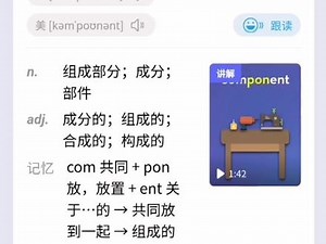#英语单词 component