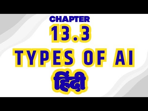 #Employability_skill 1st year lesson no.13.3 Types of AI हिंदी
