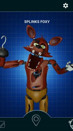 FNAF AU: SD Splinks Foxy workshop animation. #fnaf #roblox