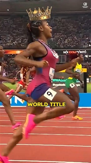 Sha'Carri Richardson Wins 100m World Title 🔥🇺🇸 #athletics #sprint #worldchampion #trackandfield