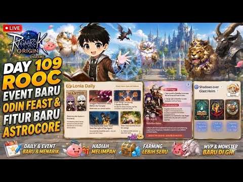 DAY 109 ADA EVENT BARU ODIN FEAST & FITUR BARU ASTROCORE - Ragnarok Online Origin Classic 🔥