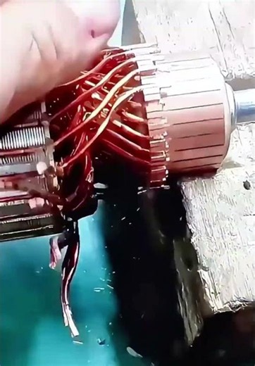 Simple Trick To Fix Damaged Electric Motor Armature Commutator