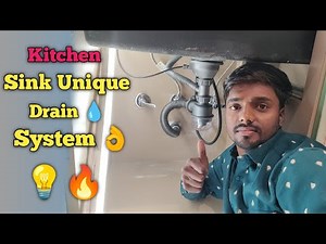 How to Install a Kitchen Sink Drain Pipe - DIY Plumbing
