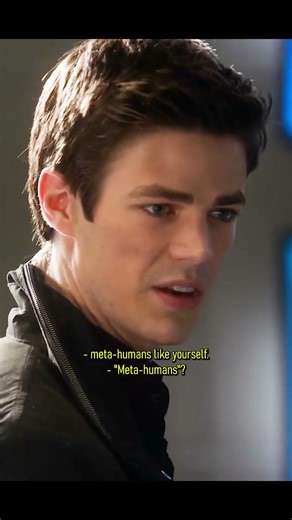 (Dr. Wells, Cisco, Caitlin Explaining Particles →Metahumans Reveal→ Barry Mentions Weather Robber