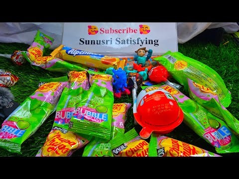 ASMR Most Popular Candies | Rainbow Lollipops | Chocolate Unpacking & Eating Sounds 🍭✨