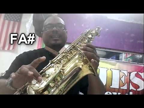 TUTORIAL ON HOW TO PLAY SHARPS ON THE ALTO SAX