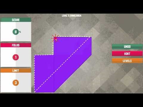 Paperama Yama Levels Solution Walkthrough #1 - Camelback