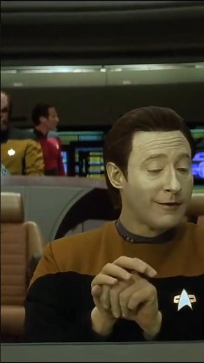 [HD] Data's happy with new emotion chip - Star Trek TNG #startrekthenextgeneration #startrek