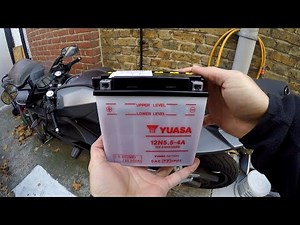 How to change a motorcycle battery (for modern bikes)