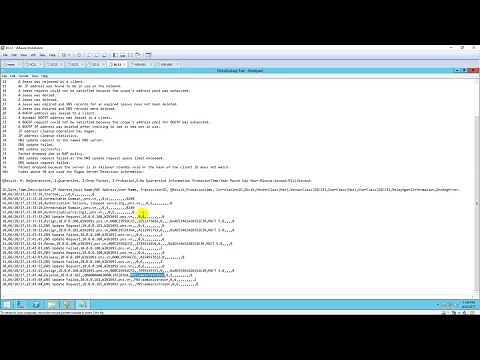 Audit DHCP Server log running Windows Server 2012 R2